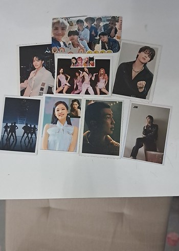 Fotokart blackpink,babymonster ve bts hediye fotocart ve sticker - Görsel 2