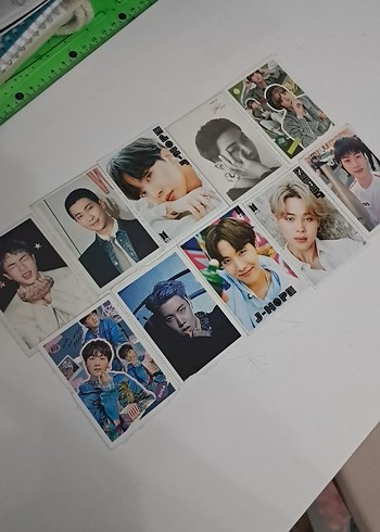BTS Üyeleri Fotoğraf Kartları Seti hediye fotocartlı - Görsel 2