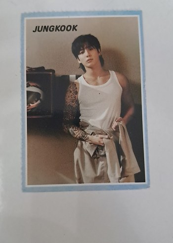 Jungkook ve Suga Kartları hediye 2 Foto Kart - Görsel 3