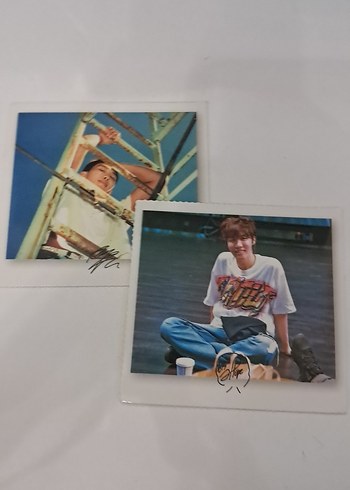 bts imzalı fotocart indirimli ve hediye foto kartlı - Görsel 2