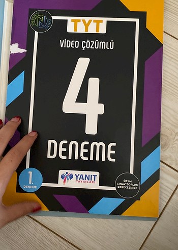 Yanıt Yayınları TYT 4 Video Çözümlü Deneme