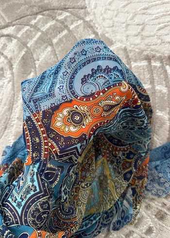 Bohem Çok Renkli Desenli Balıkçı Yaka Bluz - Görsel 5