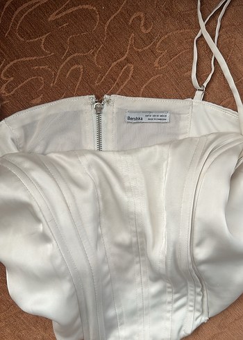 Beyaz Straplez Mini Büstiyer - Görsel 3