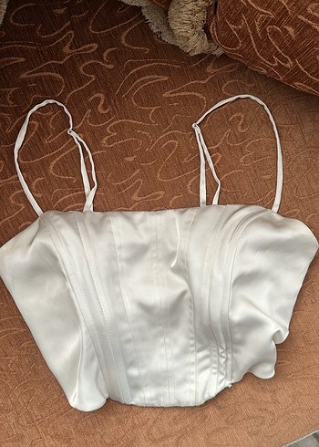Beyaz Straplez Mini Büstiyer - Görsel 5