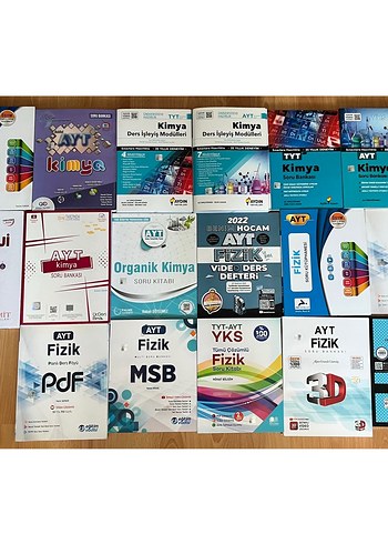 yks-tyt-ayt fizik-kimya-biyoloji