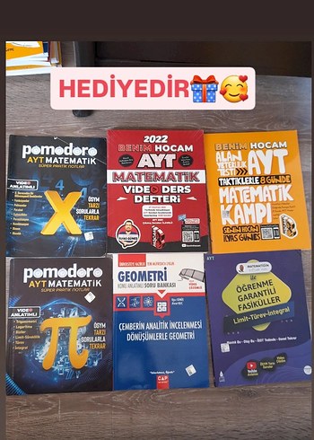 Apotemi Matematik seti hiç kullanılmadı