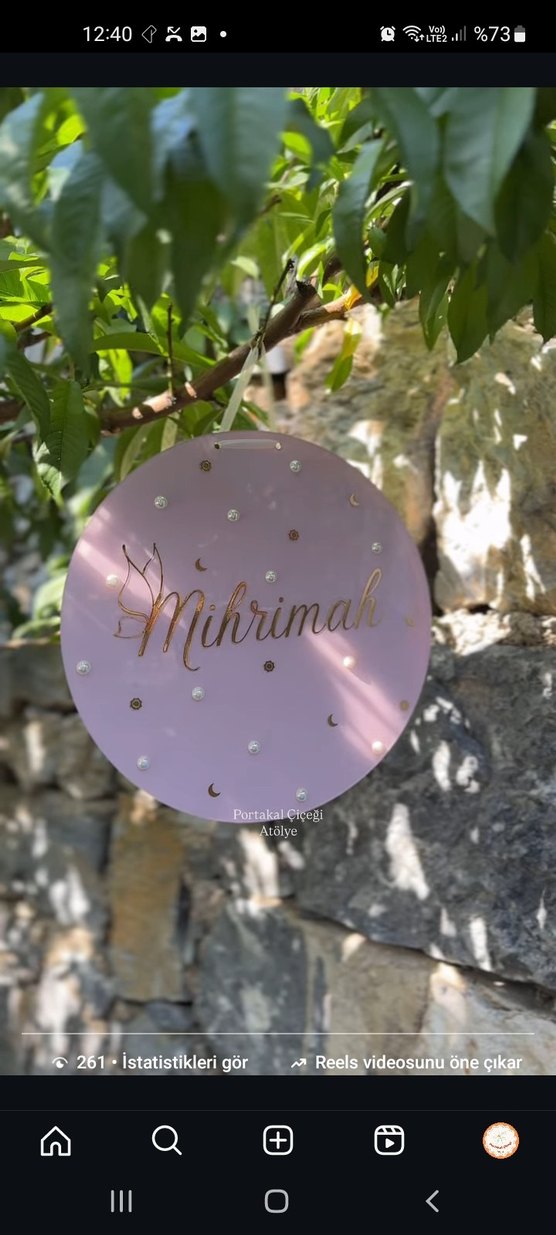 Bebek kapı süsü - Görsel 2