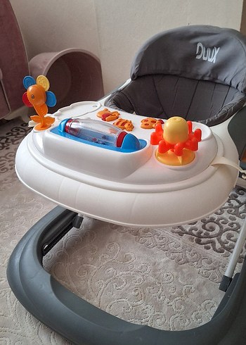  Beden Gri Bebek Yürüteci Oyuncaklı