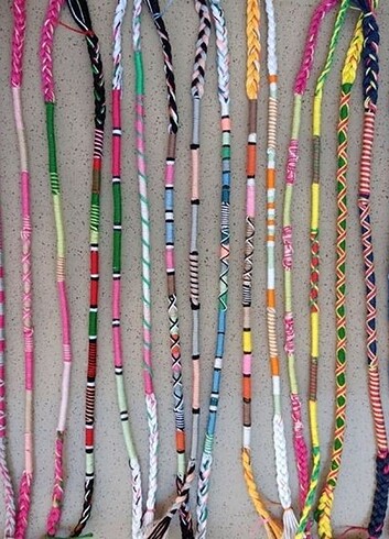 Hippie Rasta örgü bileklik