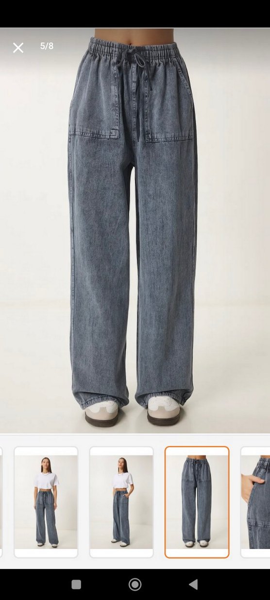 Beli Lastikli Jean - Görsel 3