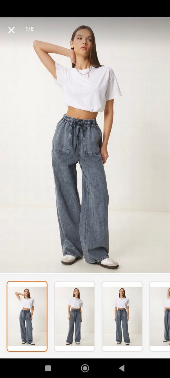 Beli Lastikli Jean - Görsel 2