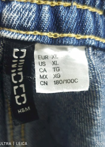 H&M büyük beden beli lastikli pantolon - Görsel 5