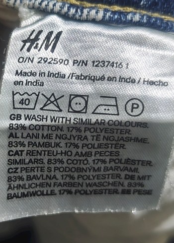 H&M büyük beden beli lastikli pantolon - Görsel 4