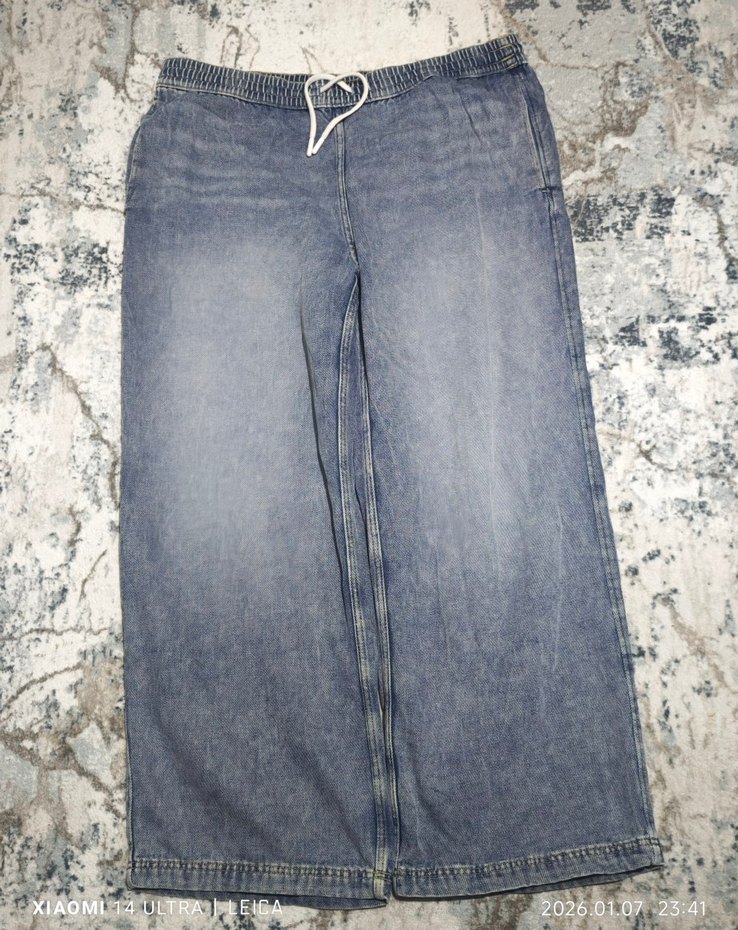 H&M büyük beden beli lastikli pantolon - Görsel 2