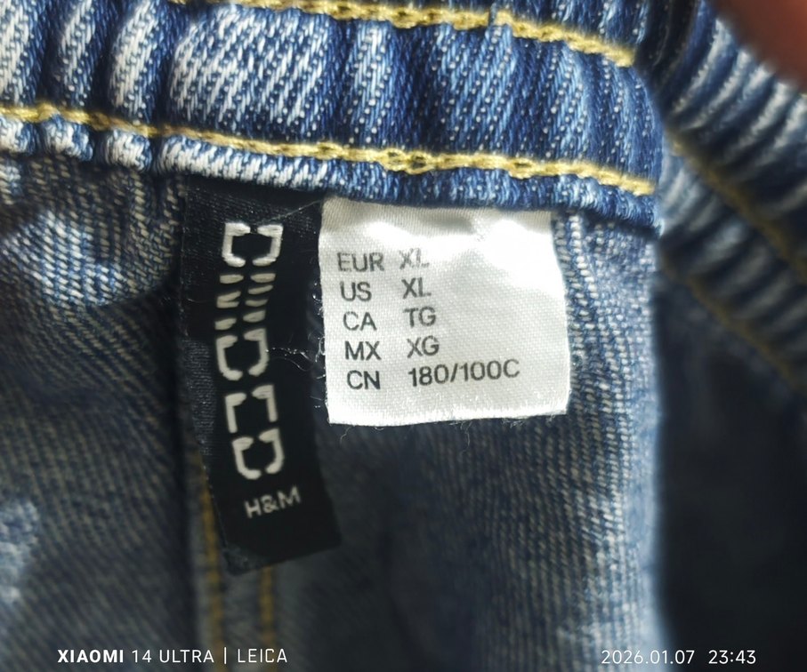 H&M büyük beden beli lastikli pantolon - Görsel 5