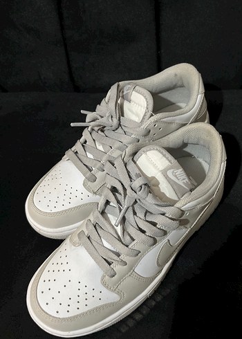 Beyaz Gri Kadın Nike Spor Ayakkabı - Görsel 4