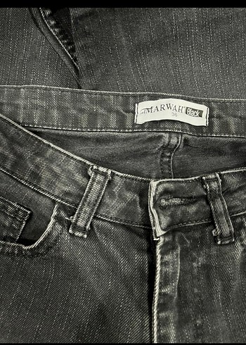 Siyah Regular Fit Kadın Jean Pantolon - Görsel 7