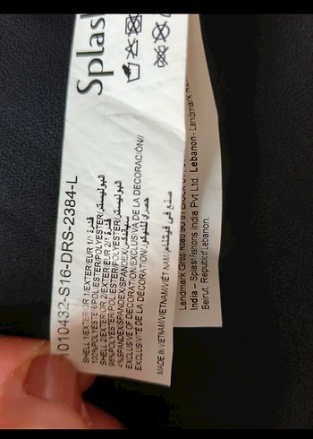 Siyah Bohem V-Yaka Kolsuz Elbise - Görsel 6