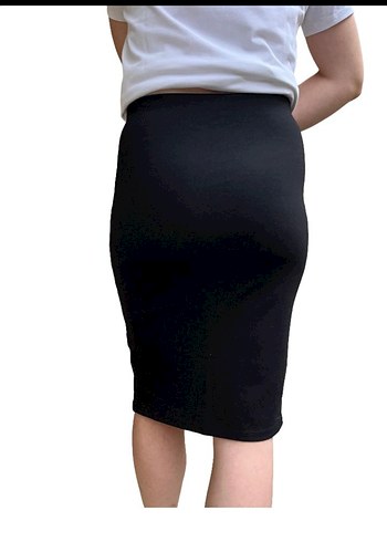 Siyah Midi Kalem Etek - Görsel 2