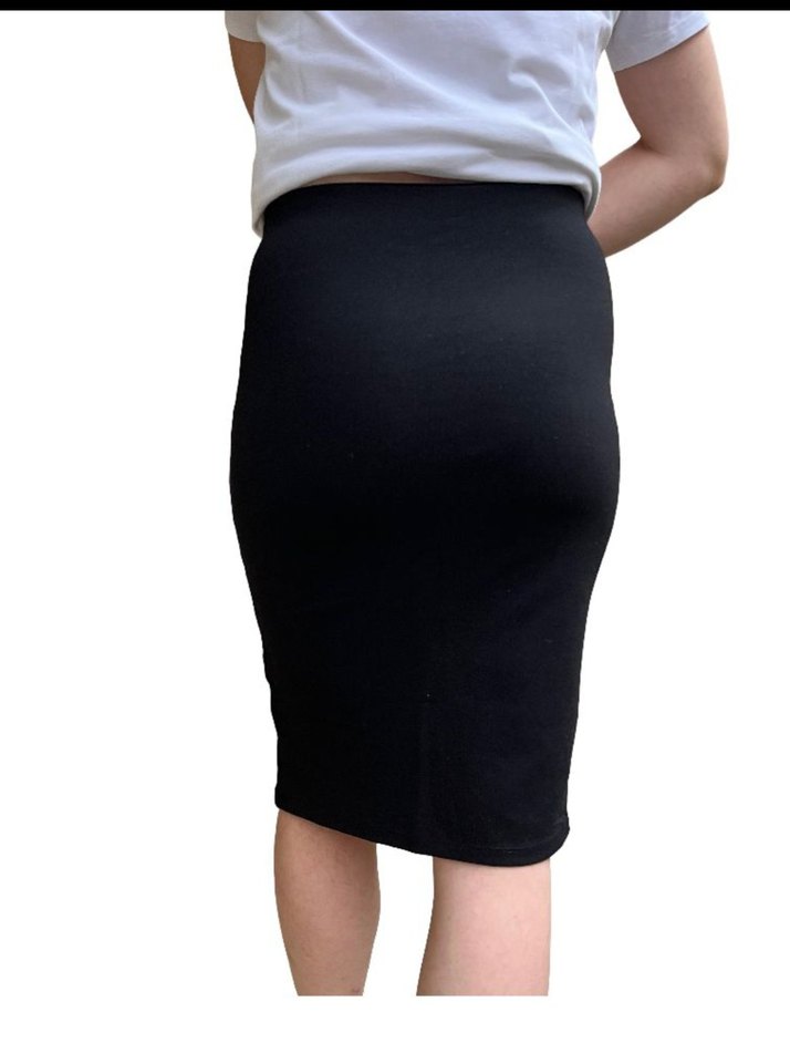 Siyah Midi Kalem Etek - Görsel 2