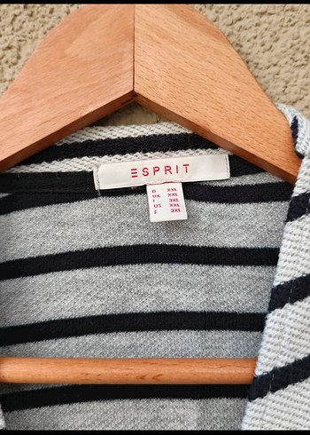 KADIN ÇİZGİLİ PAMUK KUMAŞ HIRKA - Görsel 5