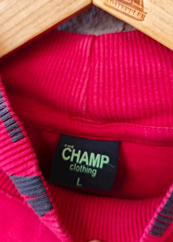 Kadın Kırmızı Baskılı Uzun Kollu Sweatshirt - Görsel 4