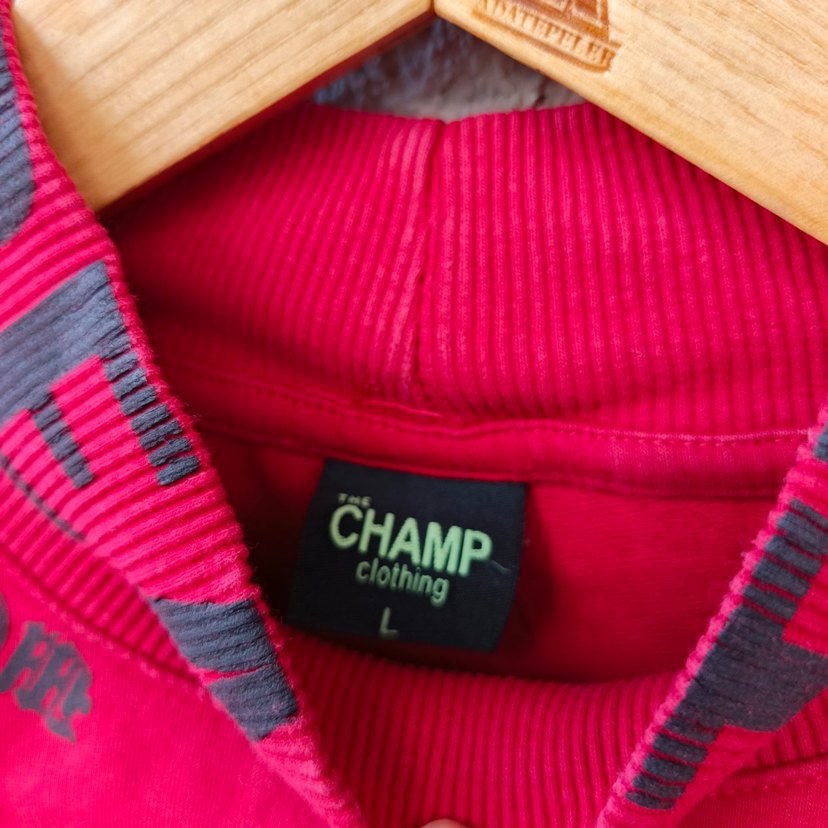 Kadın Kırmızı Baskılı Uzun Kollu Sweatshirt - Görsel 4