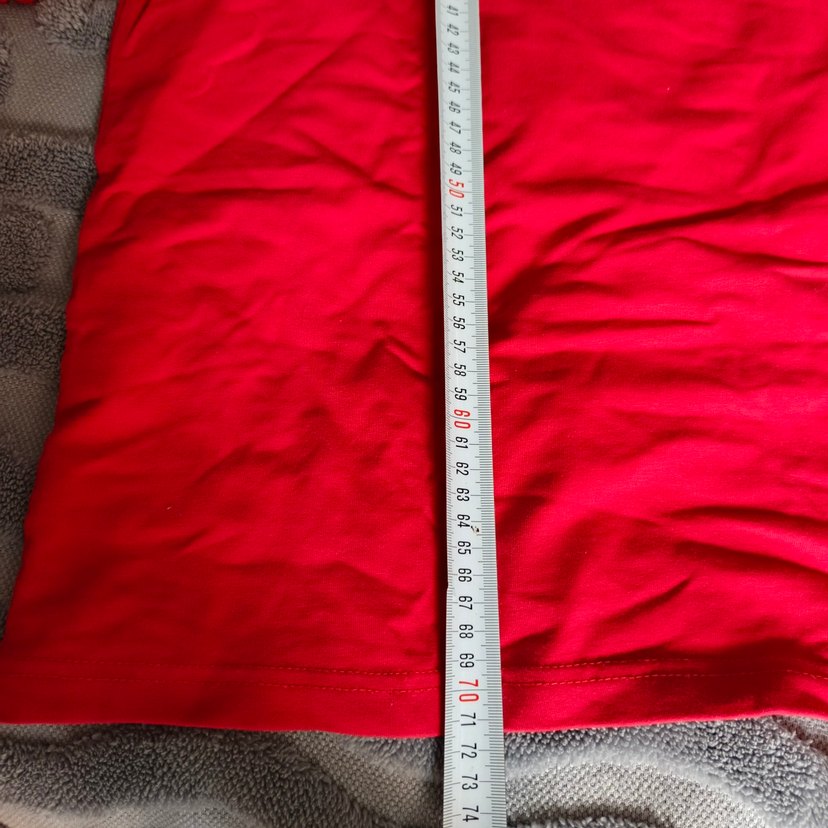 Kadın Kırmızı Baskılı Uzun Kollu Sweatshirt - Görsel 5