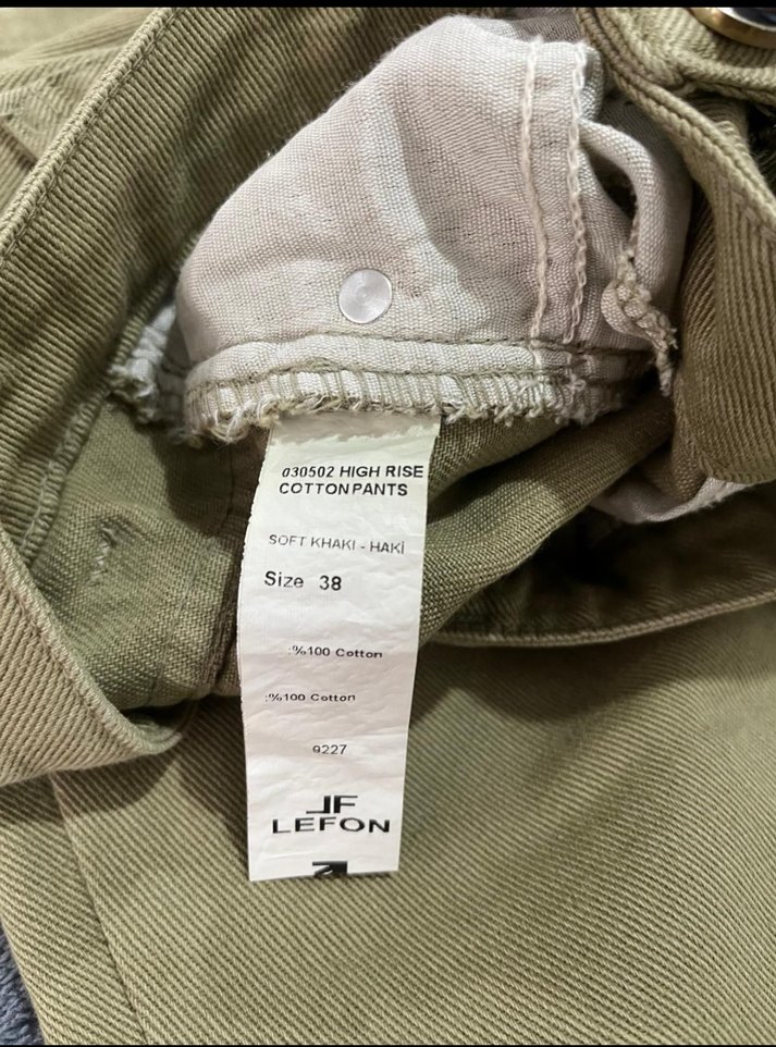 Haki Regular Fit Kadın Kot Pantolon - Görsel 3