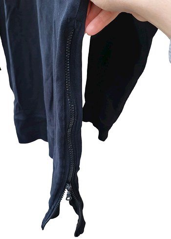 Siyah Kadın Uzun Kollu Sweatshirt - Görsel 3