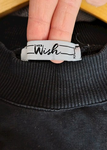 Siyah Kadın Uzun Kollu Sweatshirt - Görsel 4