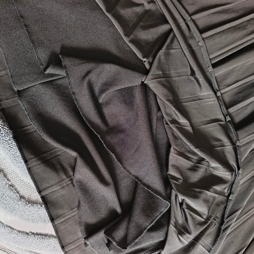 KADIN SİYAH PİLİSELİ ELBİSE - Görsel 5