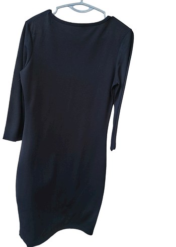 Kadın Siyah Uzun Kollu Elbise - Görsel 2