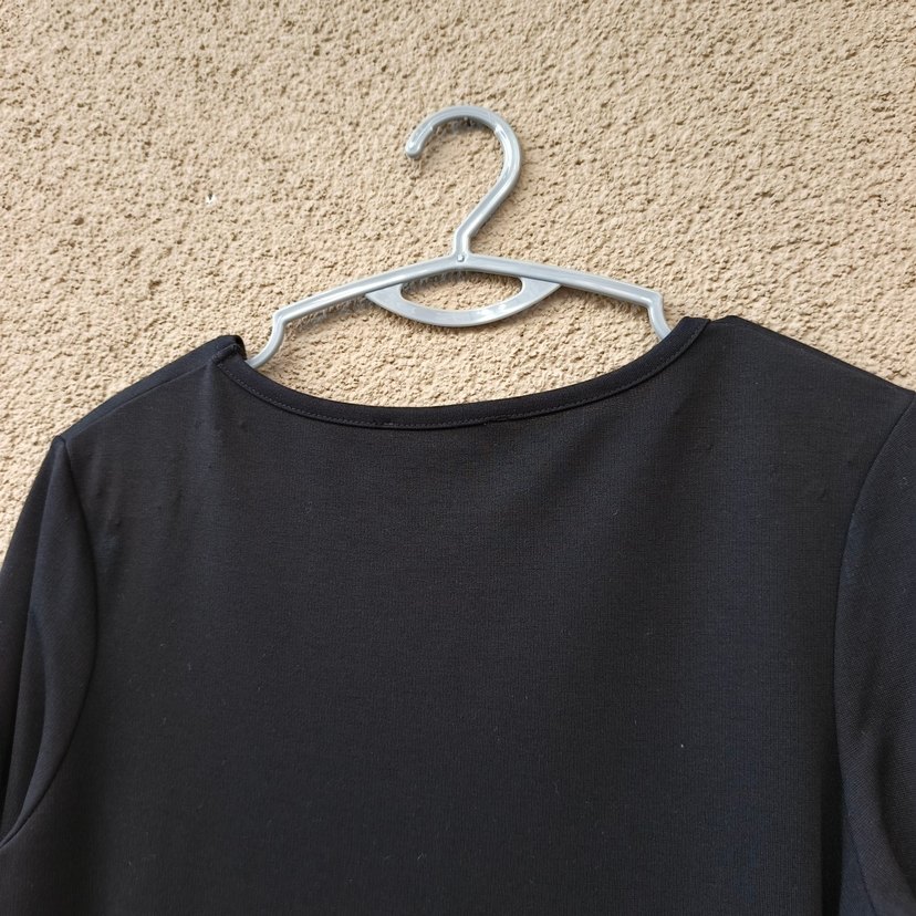 Kadın Siyah Uzun Kollu Elbise - Görsel 3