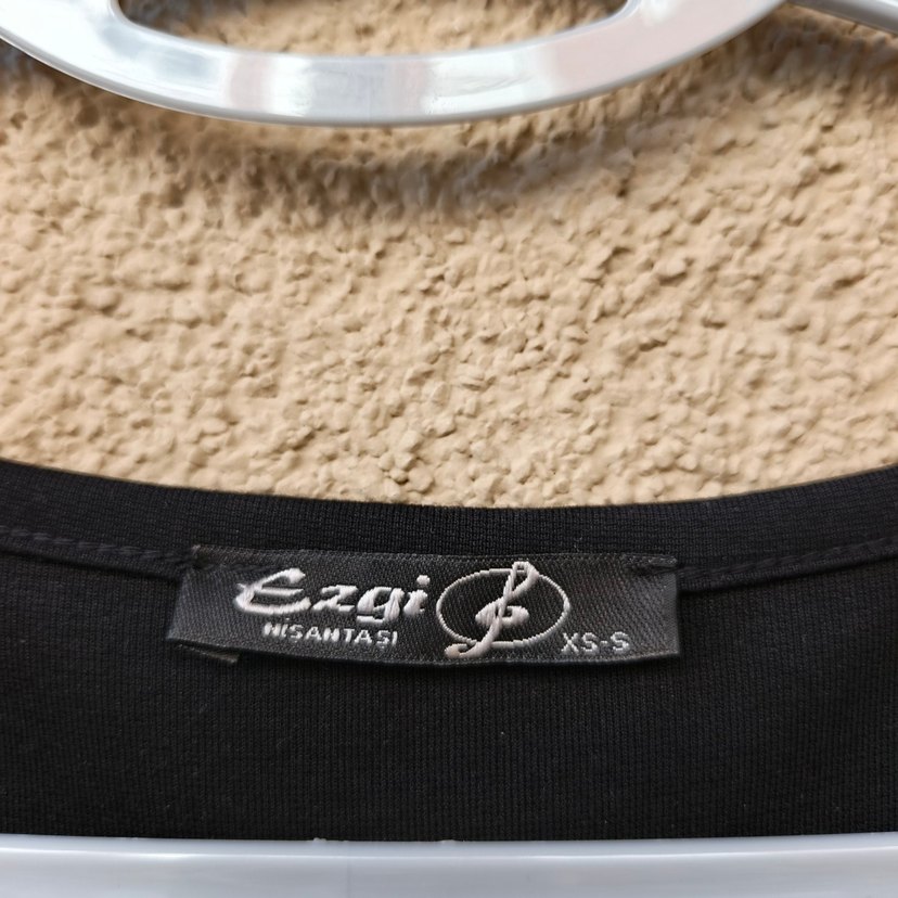 Kadın Siyah Uzun Kollu Elbise - Görsel 4