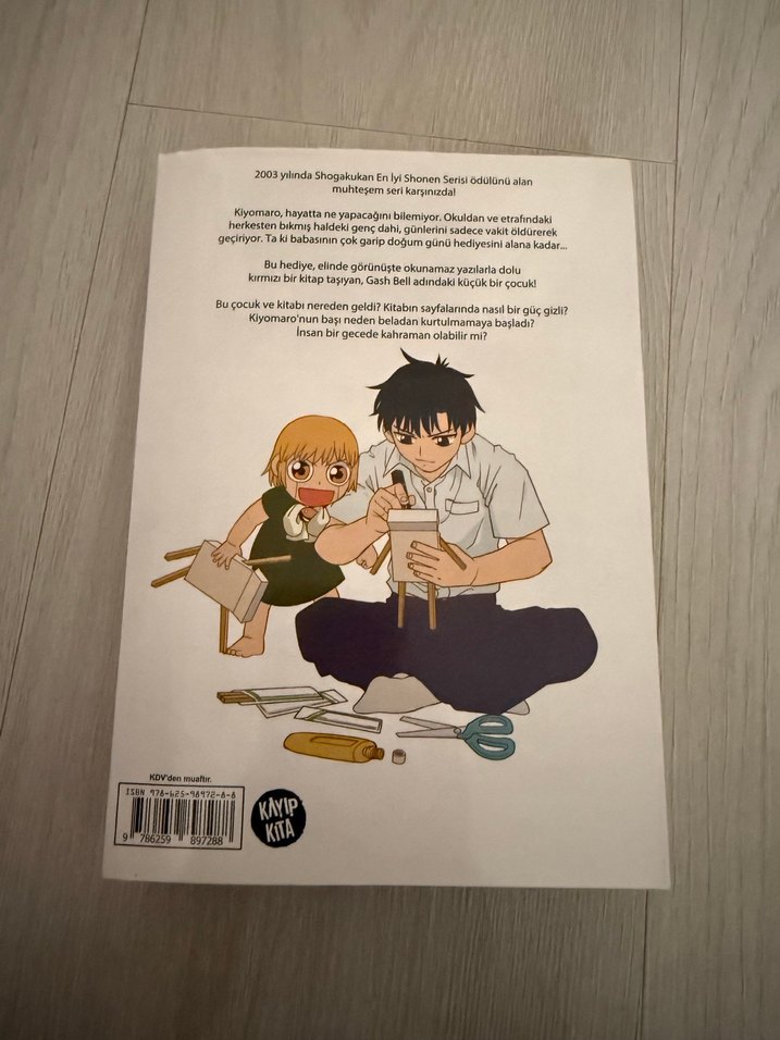 Gash Bell Cilt 1 Manga Kitap - Görsel 3