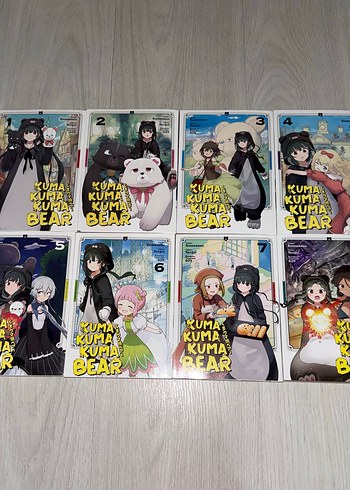 Kuma Kuma Kuma Bear Cilt 1-8 Manga Seti