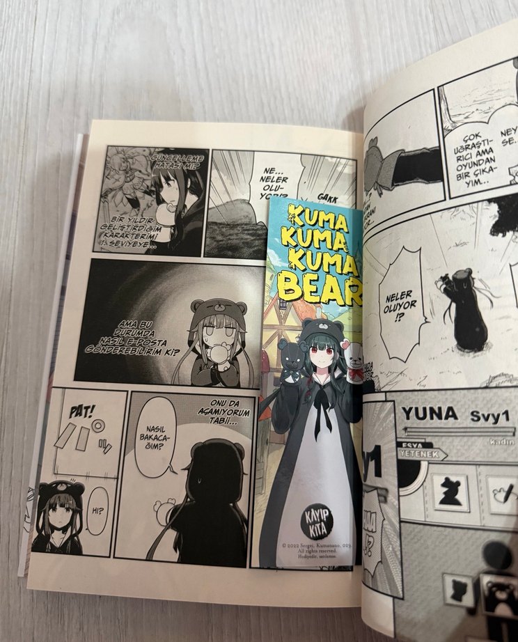 Kuma Kuma Kuma Bear Cilt 1-8 Manga Seti - Görsel 4