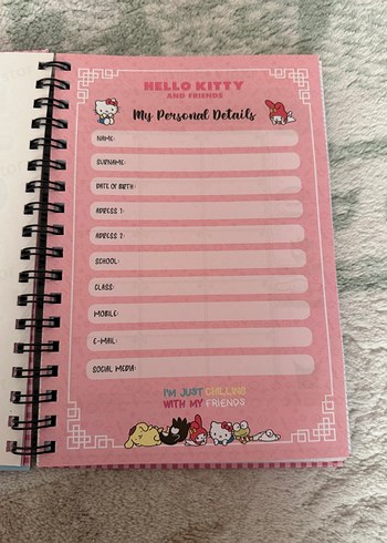 Pastel Renkli Hello Kitty Defter - Görsel 7