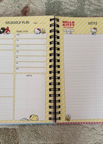 Pastel Renkli Hello Kitty Defter - Görsel 10