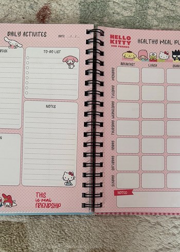Pastel Renkli Hello Kitty Defter - Görsel 9