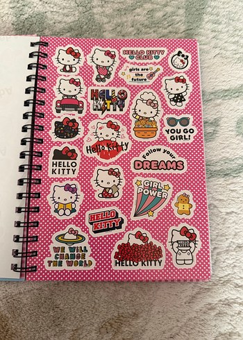 Pastel Renkli Hello Kitty Defter - Görsel 5
