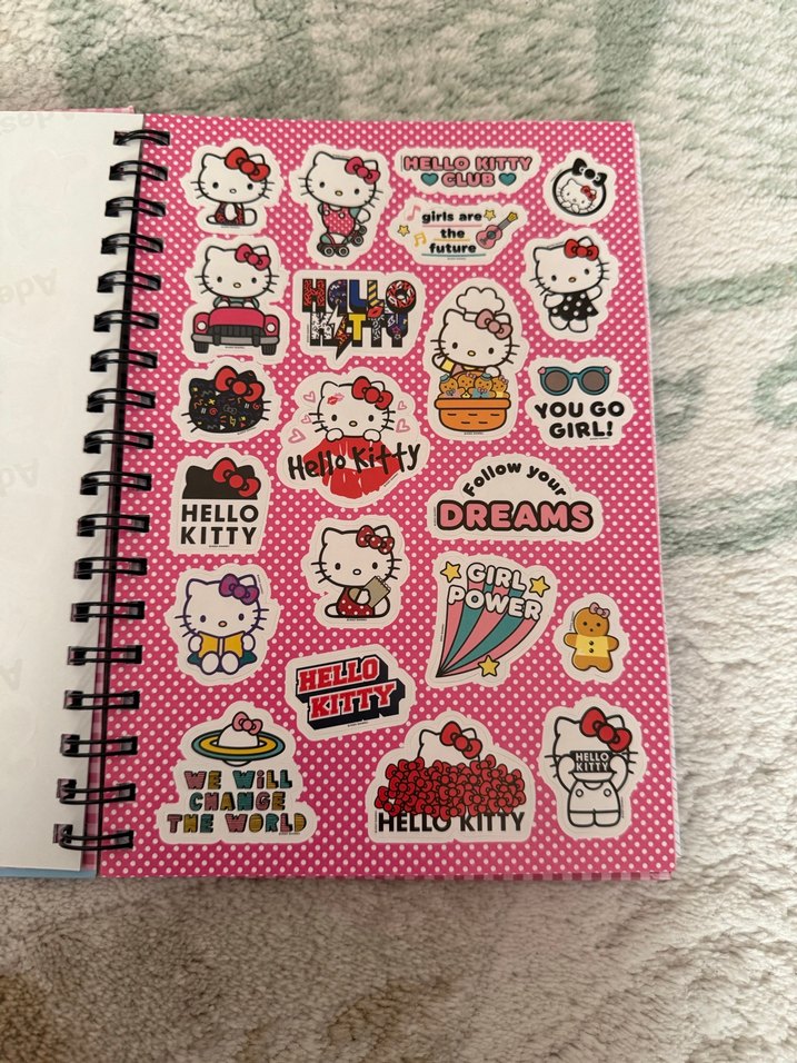 Pastel Renkli Hello Kitty Defter - Görsel 5