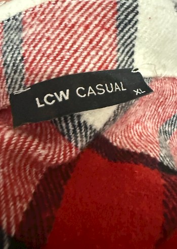 Kadın Kırmızı Ekose Düğmeli Gömlek - Görsel 2