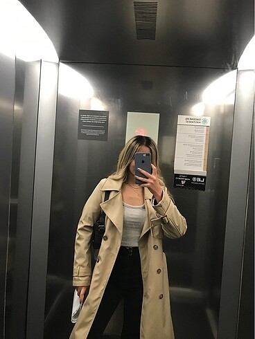 Yeni trençkot kusursuz