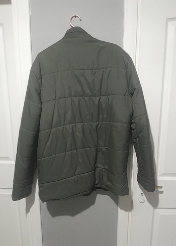 Gri Erkek Fermuarlı Orta Boy Mont - Görsel 2