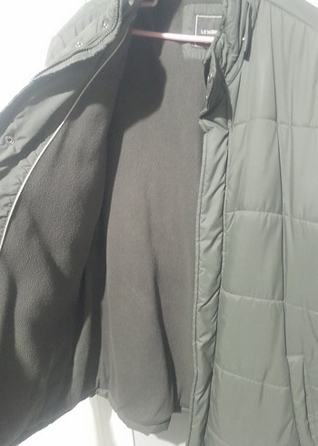 Gri Erkek Fermuarlı Orta Boy Mont - Görsel 4