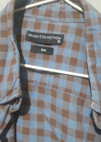 mudo Gri Düğmeli Uzun Kollu Keten Erkek Gömlek - Görsel 2