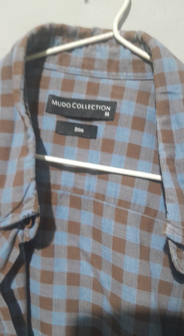 mudo Gri Düğmeli Uzun Kollu Keten Erkek Gömlek - Görsel 2