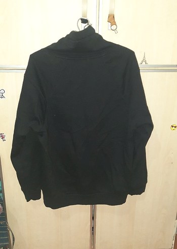 m Beden siyah Renk Siyah Sweatshirt (Unisex)
